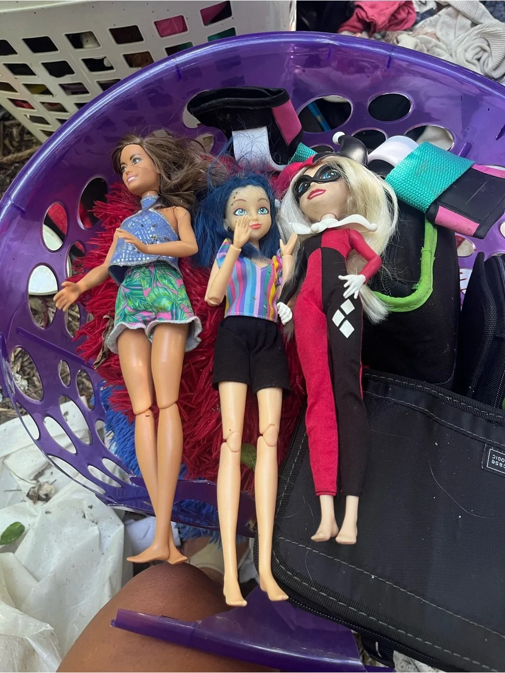 Kids Fashion Doll Set – Purple Accessories
